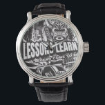 Men/Women Legendary Gorilla eWatch Watch<br><div class="desc">This is a design of a Gorilla standing over a city and buildings with an antique car in the front with quote.</div>