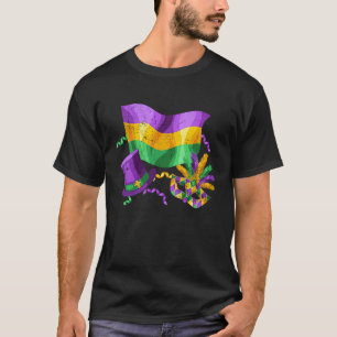 Men Women Mardi Gras Party Masquerade Festival Par T-Shirt