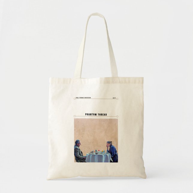 Men Women Phantom Thread Movie Poster Tote Bag (Front)