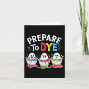 Men Women Prepare To Dye Funny Easter Sunday Egg H Card