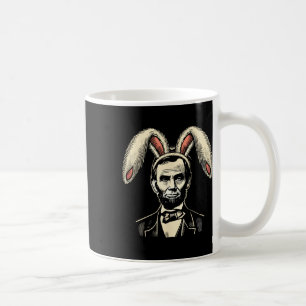 Men Women Vintage Easter Bunny Costume Abraham Lin Coffee Mug