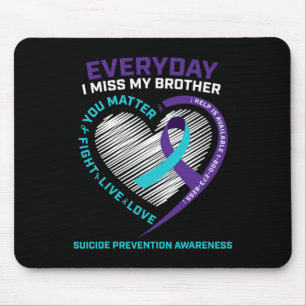 Men Women You Problem Prevention Brother Suicide A Mouse Pad