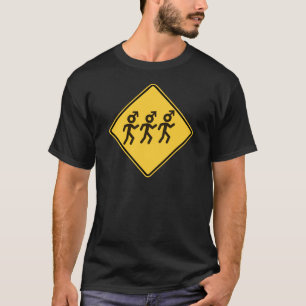 Men Your Mama Warned You About Road Sign T-Shirt