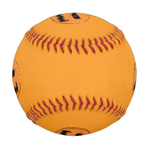 Menacing Jack O'Lantern Halloween Baseball