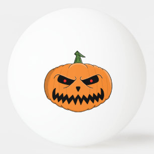 Menacing Jack O'Lantern Halloween Ping Pong Ball