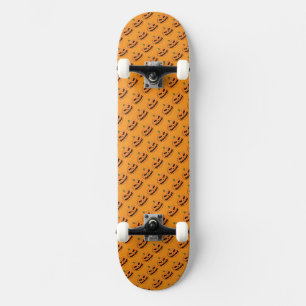 Menacing Jack O'Lantern Halloween Skateboard