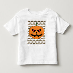 Menacing Jack O'Lantern Halloween Toddler T-Shirt