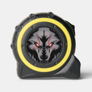 Menacing Wolf with Glowing Red Eyes 1