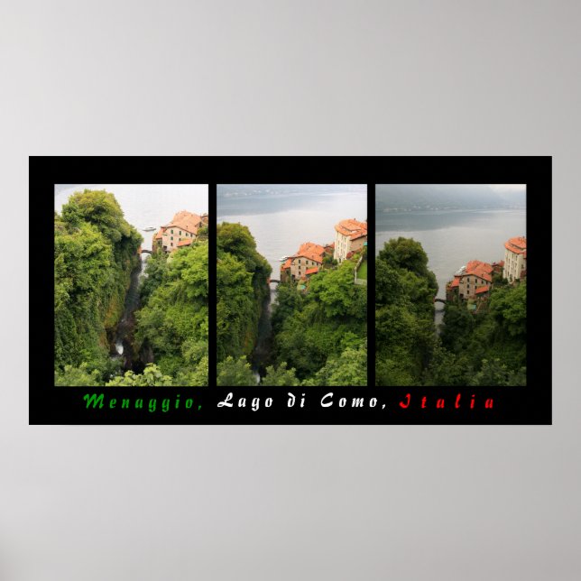 Menaggio: mouth of the river poster (Front)