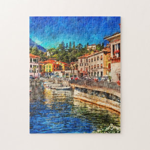 Menaggio on Como Lake, Italy Jigsaw Puzzle