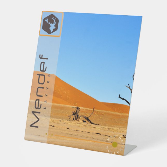 MENDEF PEDESTAL SIGN (Front)