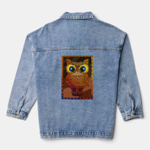 Mendela Owl Denim Jacket