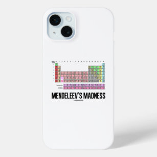 Mendeleev's Madness Periodic Table Of Elements iPhone 15 Mini Case