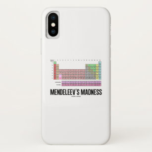 Mendeleev's Madness Periodic Table Of Elements Case-Mate iPhone Case