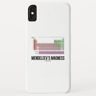 Mendeleev's Madness Periodic Table Of Elements Case-Mate iPhone Case