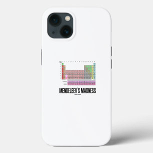 Mendeleev's Madness Periodic Table Of Elements iPhone 13 Case