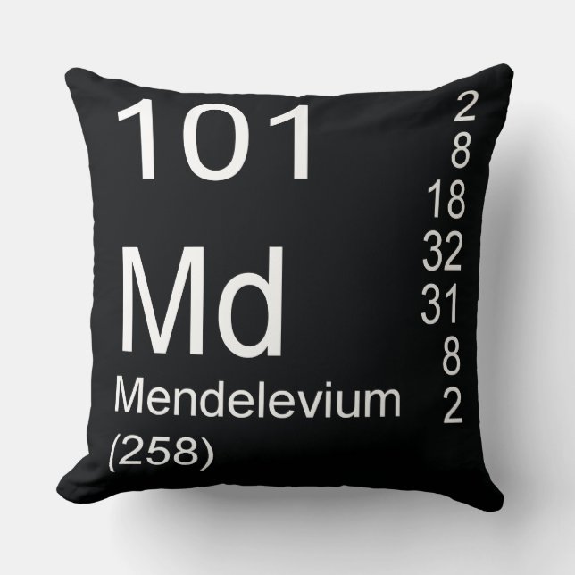 Mendelevium Cushion (Front)