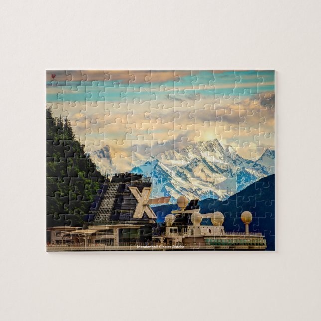 Mendenhall Glacier Alaska Jigsaw Puzzle (Horizontal)