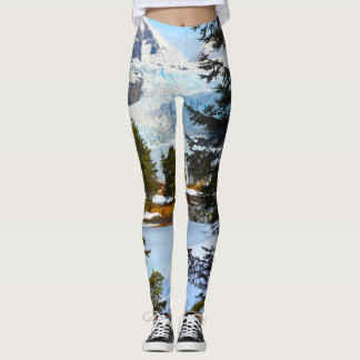 Mendenhall Glacier in the winter Leggings