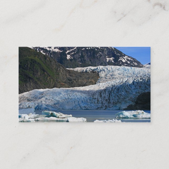 Mendenhall Glacier / Juneau Alaska Business Card (Front)