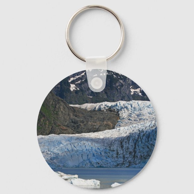 Mendenhall Glacier / Juneau Alaska Key Ring (Front)