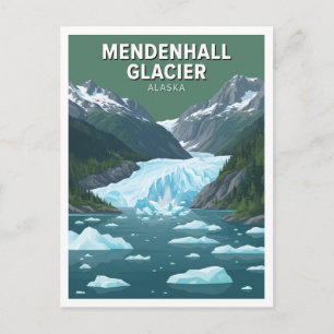 Mendenhall Glacier Juneau Alaska Postcard