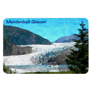 Mendenhall Glacier Magnet