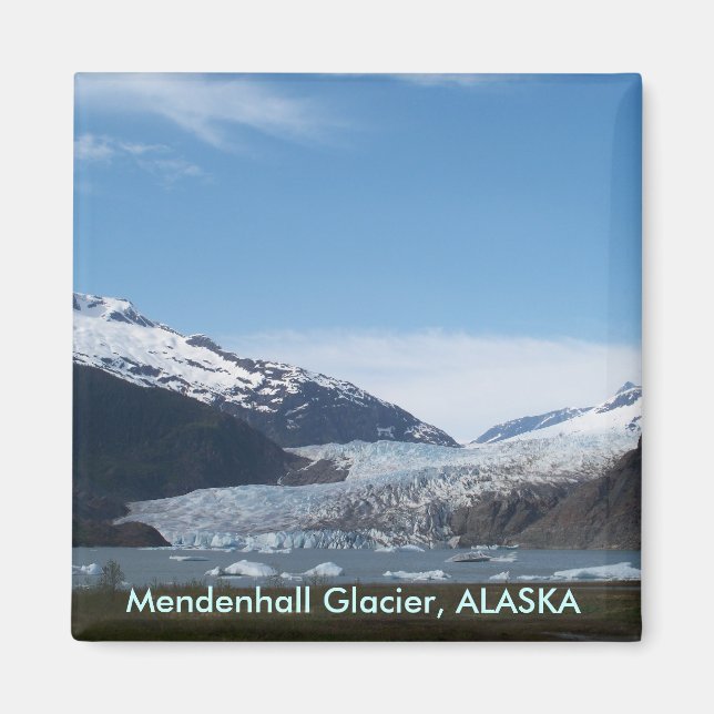 Mendenhall Glacier Magnet (Front)