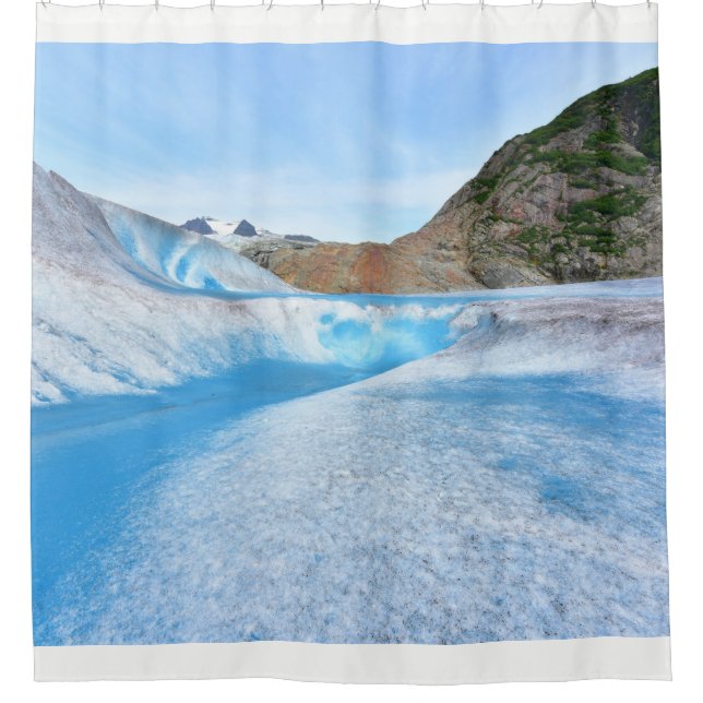 Mendenhall Glacier Shower Curtain (Front)