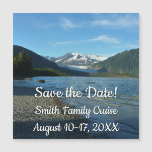 Mendenhall Lake in Juneau Alaska Save the Date