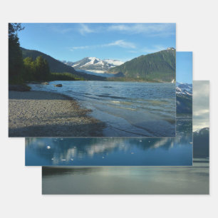 Mendenhall Lake in Juneau Alaska Wrapping Paper Sheet