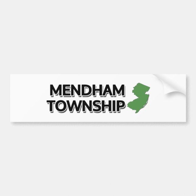 Mendham Township, New Jersey Bumper Sticker (Front)