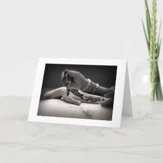 Mendhi Henna Greeting Card (with border)