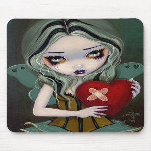 Mending a Broken Heart gothic fairy Mousepad
