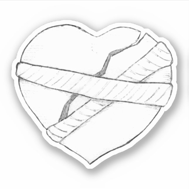 Mending a Broken Heart Sketch (Front)