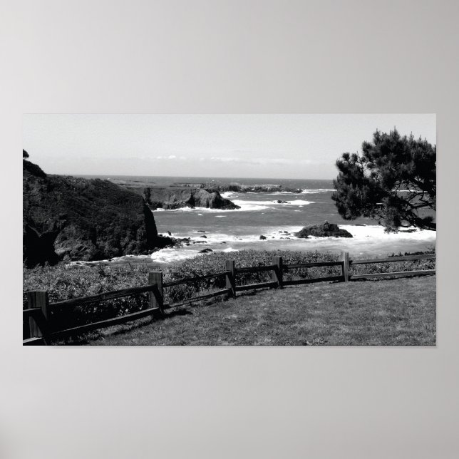 Mendocino at Day Break Poster (Front)