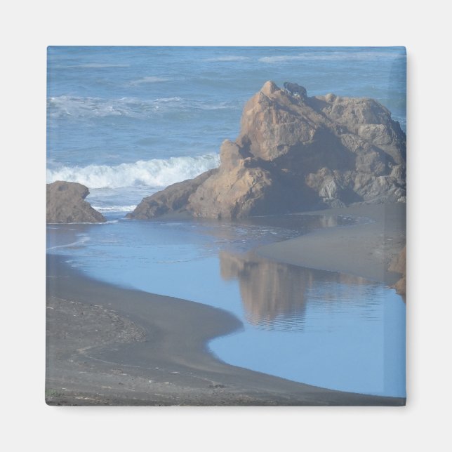 Mendocino Coast Beach Magnet (Front)