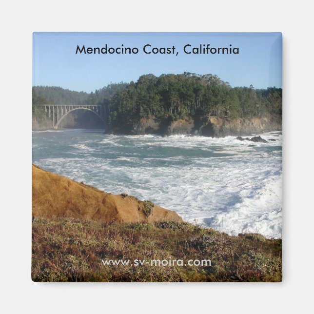 Mendocino Coast, California Magnet (Front)