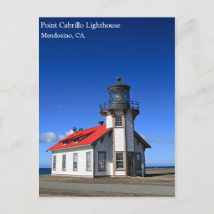 Mendocino Lighthouse Post Card