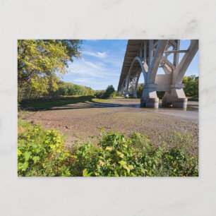 mendota bridge through fort snelling park postcard