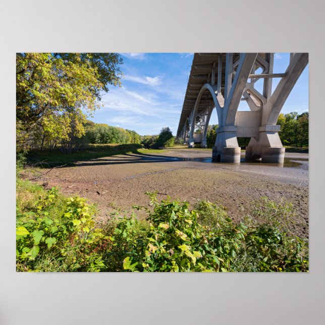 mendota bridge through fort snelling park poster (Front)