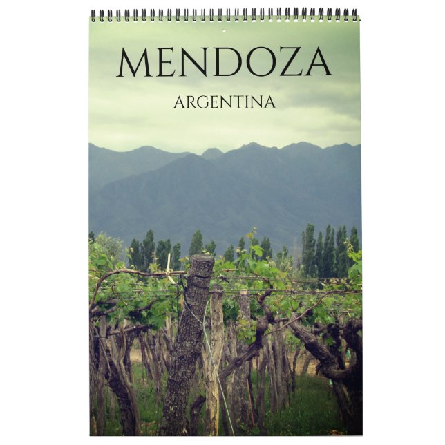mendoza argentina travels calendar (Cover)