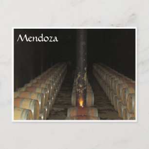 mendoza barrels postcard