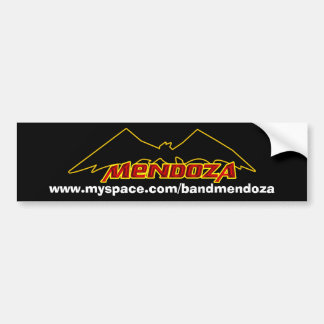 Mendoza* Bat Bumper Sticker