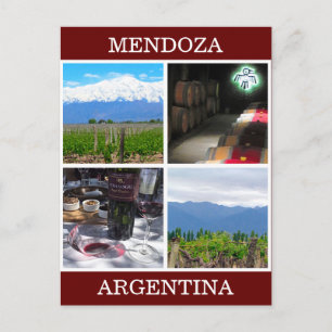 mendoza collage postcard