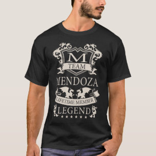 MENDOZA Last Name, MENDOZA family name crest T-Shirt
