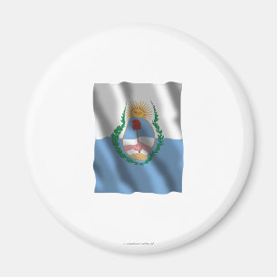 Mendoza waving flag magnet