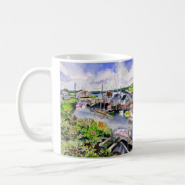 Menemsha, Marthas Vineyard Coffee Mug (Left)