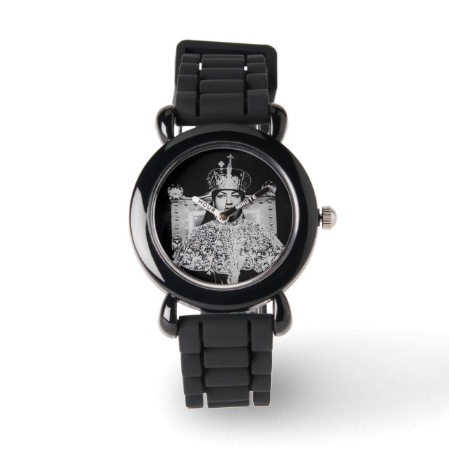 Menen Asfaw Haile Selassie HIM Jah Rastafari  Watch (Front)