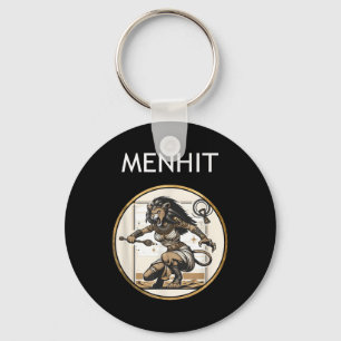 Menhit Nubian War Goddess Ancient Mythology  Key Ring